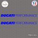 2 Stickers Ducati Performance Sticks-em.fr Couleurs au choix