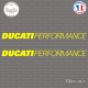 2 Stickers Ducati Performance Sticks-em.fr Couleurs au choix