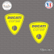 2 Stickers Ducati Corse Sticks-em.fr Couleurs au choix