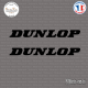 2 Stickers Dunlop Sticks-em.fr Couleurs au choix