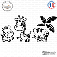 Sticker Zoo Fun Sticks-em.fr Couleurs au choix