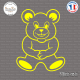 Sticker Teddybear XXL Sticks-em.fr Couleurs au choix
