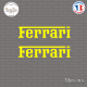 2 Stickers Ferrari Sticks-em.fr Couleurs au choix