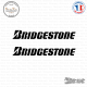 2 Stickers Bridgestone Logo