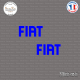 2 Stickers Fiat Logo Sticks-em.fr Couleurs au choix
