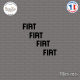 4 Stickers Fiat Logo Sticks-em.fr Couleurs au choix