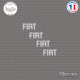 4 Stickers Fiat Logo Sticks-em.fr Couleurs au choix