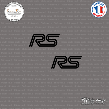 2 Stickers RS Logo