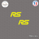 2 Stickers RS Logo Sticks-em.fr Couleurs au choix