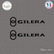 2 Stickers Gilera Sticks-em.fr Couleurs au choix