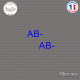 2 Stickers Groupe sanguin AB- Sticks-em.fr Couleurs au choix