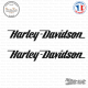 2 Stickers Harley Davidson Logo