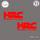 2 Stickers HONDA HRC Sticks-em.fr Couleurs au choix