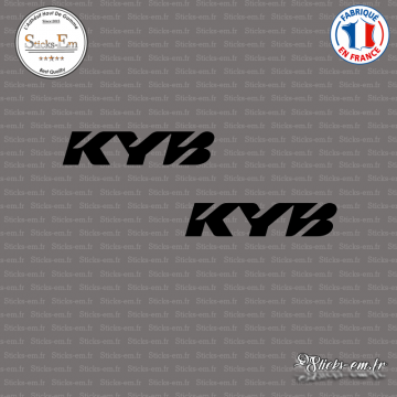 2 Stickers Kayaba Logo