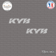 2 Stickers Kayaba Logo Sticks-em.fr Couleurs au choix