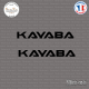 2 Stickers Kayaba V2 Sticks-em.fr Couleurs au choix