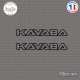 2 Stickers Kayaba Sticks-em.fr Couleurs au choix