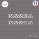 2 Stickers Kayaba Sticks-em.fr Couleurs au choix