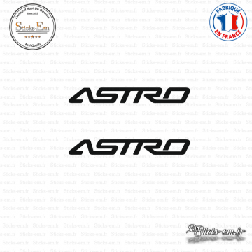 2 Stickers Chevrolet GM Astro