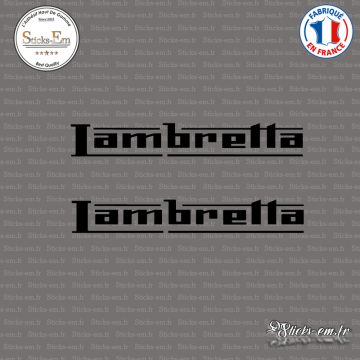 2 Stickers Lambretta