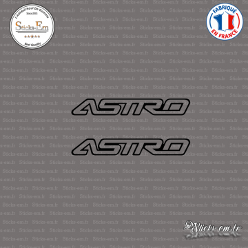 2 Stickers Chevrolet Logo GM Astro