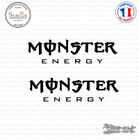 2 Stickers Monster energy Sticks-em.fr Couleurs au choix