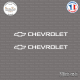 2 Stickers Chevrolet Logo Sticks-em.fr Couleurs au choix