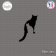Sticker Silhouettes de chats Sticks-em.fr Couleurs au choix