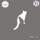 Sticker Silhouettes de chats Sticks-em.fr Couleurs au choix