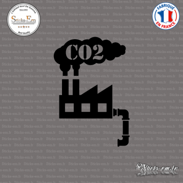 Sticker Usine CO2