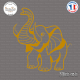 Sticker Eléphant Sticks-em.fr Couleurs au choix