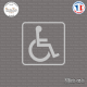 Sticker accès handicapé Sticks-em.fr Couleurs au choix