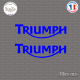 2 Stickers Logo Triumph Sticks-em.fr Couleurs au choix