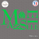 Sticker Marseille Om Sticks-em.fr Couleurs au choix