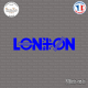 Sticker London Underground - Union Jack Sticks-em.fr Couleurs au choix