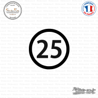 Sticker Département 25 Doubs Besançon Franche-Comté Sticks-em.fr Couleurs au choix