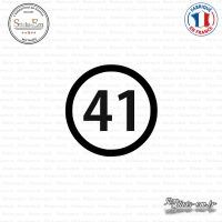 Sticker Département 41 Loir-et-Cher Blois Centre-Val de Loir Sticks-em.fr Couleurs au choix