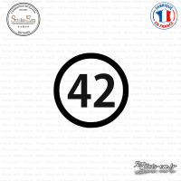 Sticker Département 42 Loire Saint-Étienne Rhône-Alpes Sticks-em.fr Couleurs au choix
