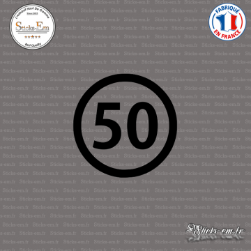 Sticker Département 50 Manche Saint-Lô Basse-Normandie