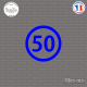 Sticker Département 50 Manche Saint-Lô Basse-Normandie Sticks-em.fr Couleurs au choix