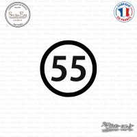 Sticker Département 55 Meuse Bar-le-Duc Commercy Verdun Sticks-em.fr Couleurs au choix