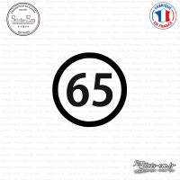 Sticker Département 65 Hautes Pyrénées Languedoc Roussillon Midi Pyrénées Tarbes Sticks-em.fr Couleurs au choix