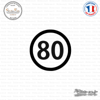 Sticker Département 80 Somme Nord Pas de Calais Picardie Amiens Sticks-em.fr Couleurs au choix