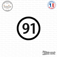 Sticker Département 91 Essonne Ile de France Evry Sticks-em.fr Couleurs au choix