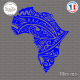 Sticker Afrique Silhouette Sticks-em.fr Couleurs au choix