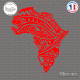 Sticker Afrique Silhouette Sticks-em.fr Couleurs au choix