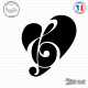 Sticker Coeur de la Musique