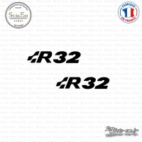 2 Stickers Volkswagen R32 Sticks-em.fr Couleurs au choix