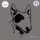 Sticker Bull Terrier Sticks-em.fr Couleurs au choix