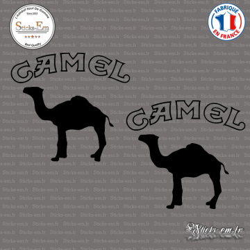 2 Stickers Camel Logo